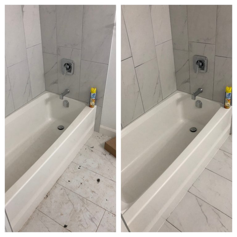 Bathroom Cleaning Before And After