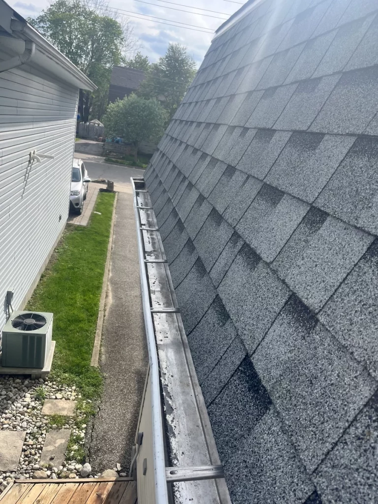 Clean gutter on a Kitchener House